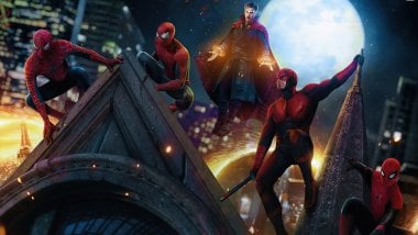 Doctor Strange, Daredevil and Spider Mans in No Way Home Wallpaper