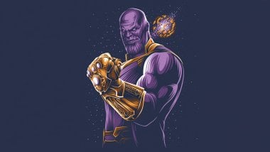 Thanos with Gauntlet Wallpaper