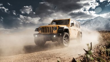 Yellow Jeep Wrangler Rubicon Wallpaper
