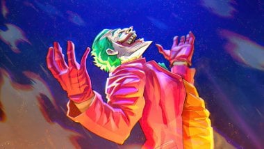 Joker laughing Wallpaper