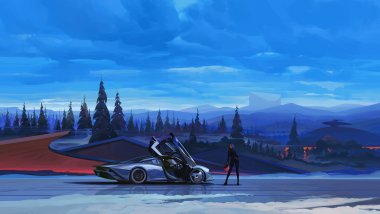 McLaren Speedtail Tribute Arte Digital Fondo de pantalla