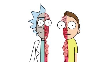 Rick and Morty anatomy Wallpaper