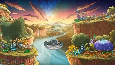 Rick and Morty Landscape Wallpaper
