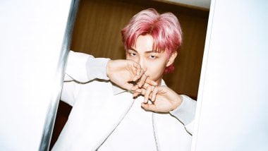 RM pink hair Butter Wallpaper