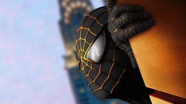 Spider Man Raimi Verse traje dorado Fondo de pantalla
