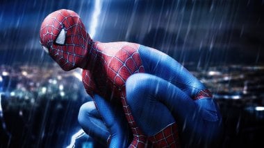 Spider Man en la ciudad Cosplay Fondo de pantalla
