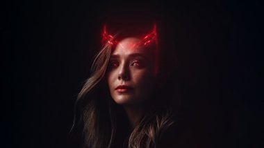 Scarlet Witch Face Wallpaper
