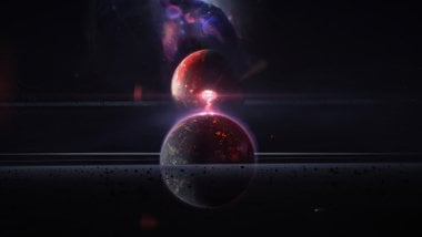 Aligned planets Wallpaper