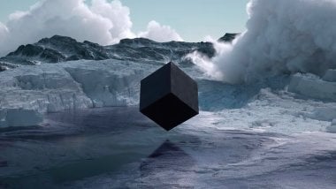 Cube in the antartica Wallpaper