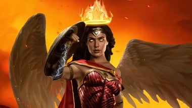 Wonder Woman Queen of fire Wallpaper