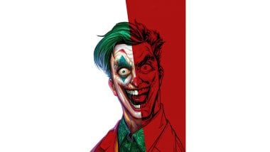 Joker smiling Fanart Wallpaper