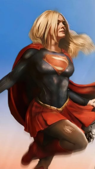Elle Fanning as Supergirl Wallpaper