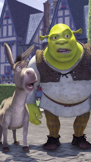 Shrek and donkey Wallpaper
