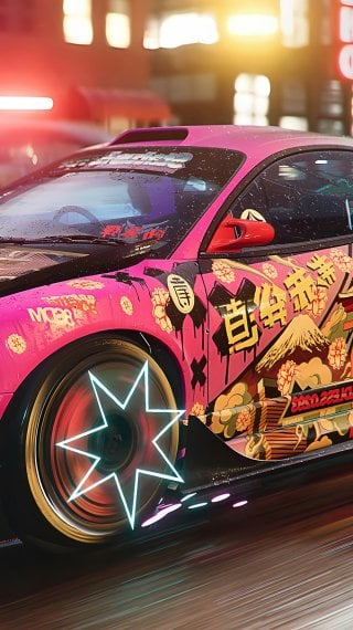 Carro deportivo Need for Speed Unbound Fondo de pantalla