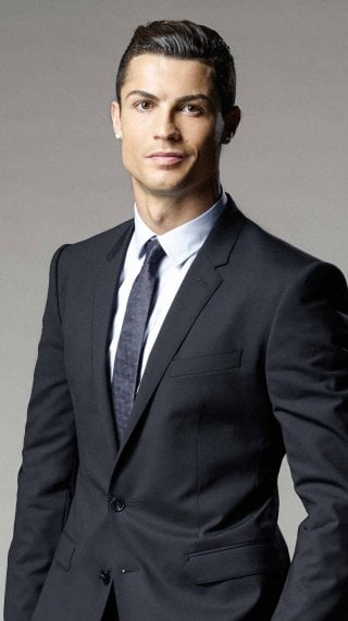 Cristiano Ronaldo in a suit Wallpaper