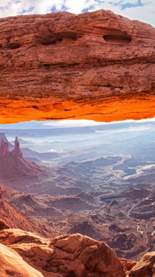 Mesa Arch en Parque Nacional Canyonlands Fondo de pantalla