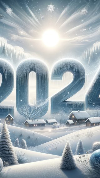 Nuevo Año 2024 Fondo de pantalla