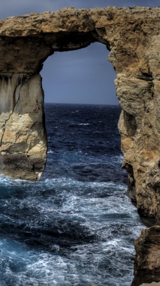 Azure Window in Malta Wallpaper