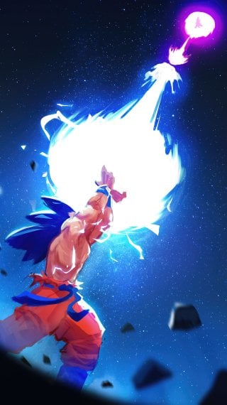 Goku vs Vegeta Illustration Wallpaper