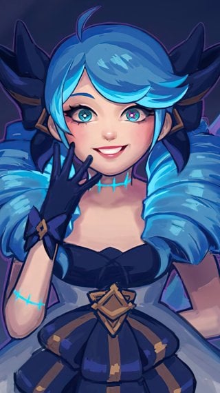 Gwen LOL League Of Legends Ilustración Fondo de pantalla