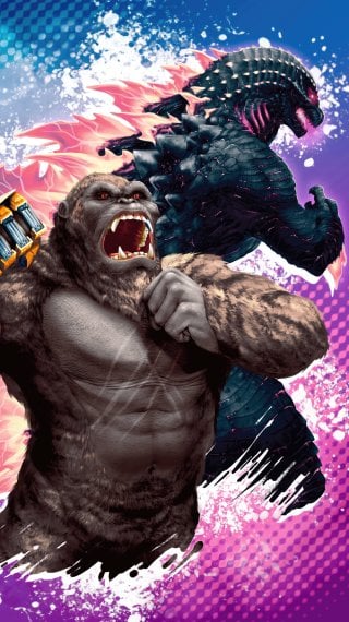 Godzilla X Kong Artwork Wallpaper
