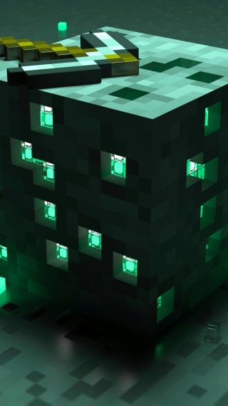 Cubo Minecraft Fondo de pantalla