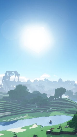 Minecraft Selva Fondo de pantalla