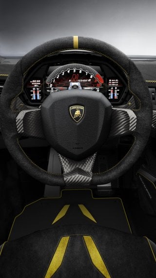 Interior rendering of Lamborghini Centenario Wallpaper
