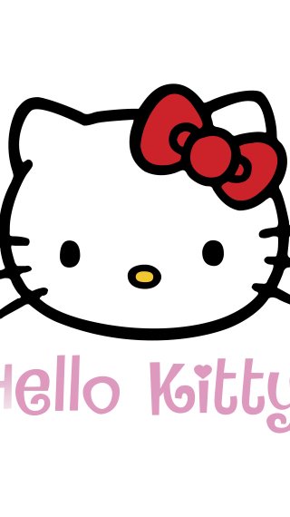 Hello Kitty Logo Fondo de pantalla