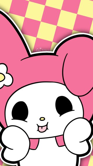 Kuromi y My Melody - Hello Kitty Fondo de pantalla