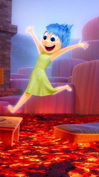 Joy and Sadness from Inside Out Wallpaper