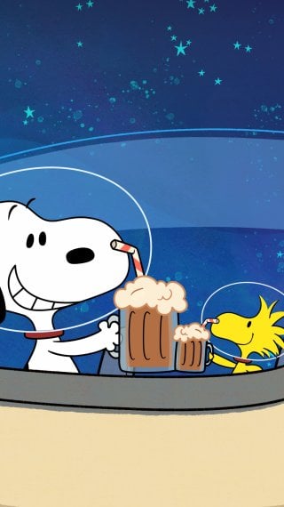 Snoopy y Woodstock El show de Snoopy Fondo de pantalla