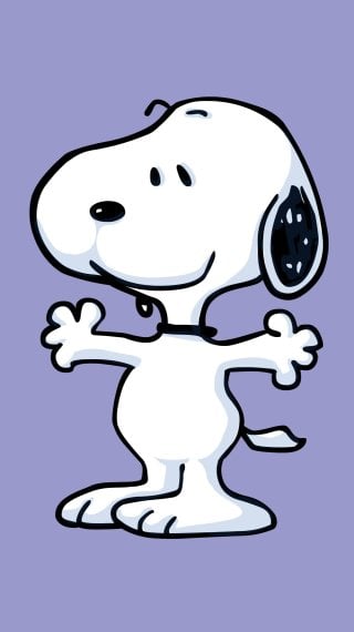 Snoopy Minimalista Fondo de pantalla