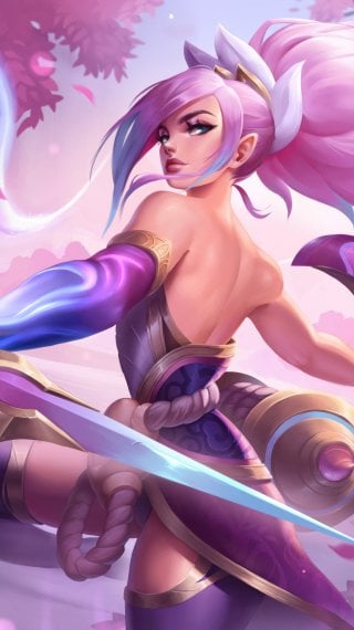 Spirit Blossom Akali League of Legends Wallpaper
