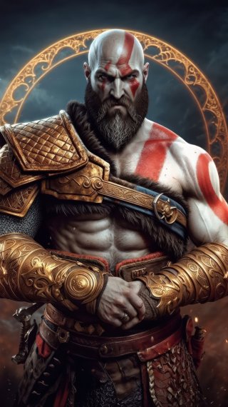 Kratos de God of War Fondo de pantalla