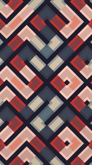 Patrón de figuras geométricas abstractas Fondo de pantalla