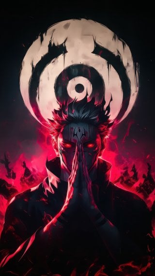 Satoru Gojo Unleashed Power Of The Six Eyes de JJK Fondo de pantalla