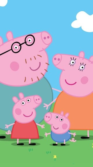 Peppa Pig y su Familia Fondo de pantalla