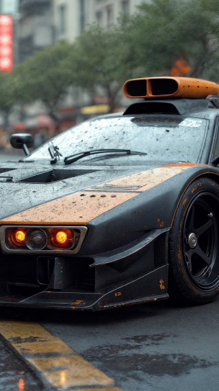 Street Car Sci Fi Futuristic Wallpaper