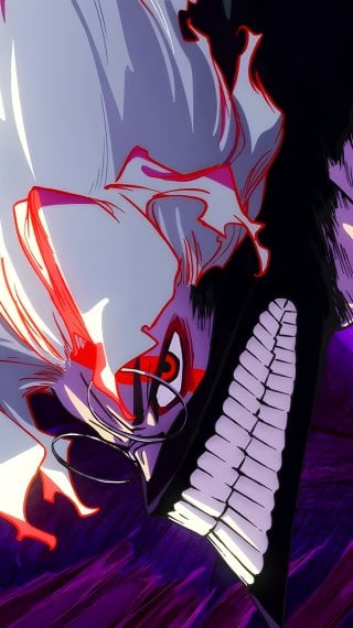 Okarun Turbo Granny from Dandadan Wallpaper