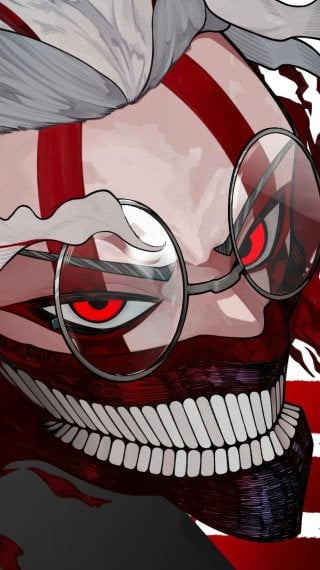 Okarun Turbo Granny from Dandadan Wallpaper