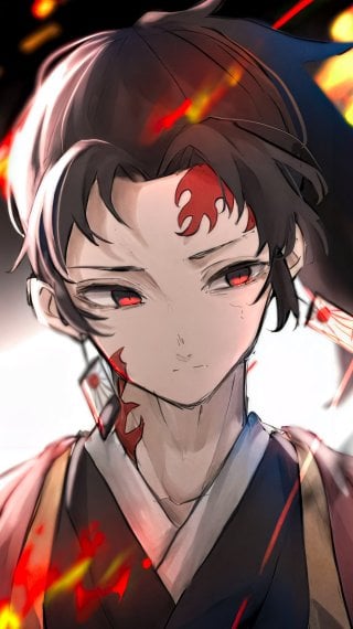 Yoriichi Tsugikuni from Demon Slayer Wallpaper