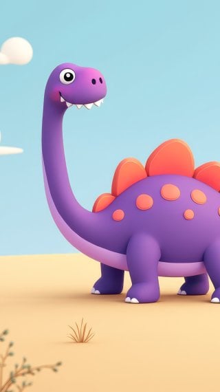 Dinosaurio naranja en pirámides egipcias Fondo de pantalla