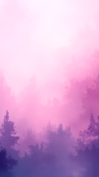 Abstract art nature with purple pink gradient Wallpaper