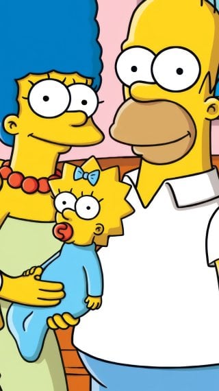 Los Simpson retrato Fondo de pantalla