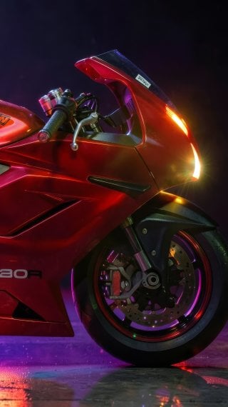 Y2K Superbike inspiración de Moto en Arte Digital Fondo de pantalla