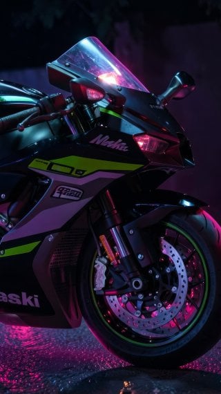 Kawasaki Ninja ZX-10R inspiración de Moto en Arte Digital Fondo de pantalla