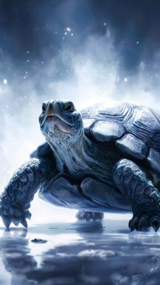 Spirit Turtle: Patience, ancestral wisdom, and stability V2 Wallpaper