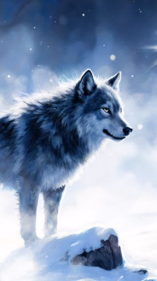 Spirit Wolf: Intuition, Loyalty, and Connection to the Tribe Wallpaper
