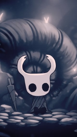 The Knight from Hollow Knight Game Wallpaper